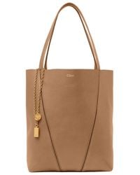 Chloé - Grained Leather Tote Bag - Lyst