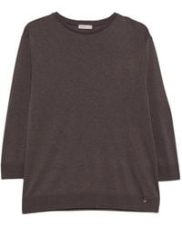 Herno - Crew-Neck Long-Sleeve Top - Lyst
