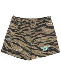 GALLERY DEPT. - X Josué Thomas Elasticated Camouflage-Pattern Track Shorts - Lyst