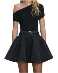 Self-Portrait - Asymmetric-Design Top - Lyst