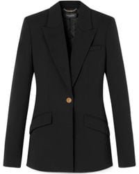 Versace - Single-Breasted Buttoned Blazer - Lyst