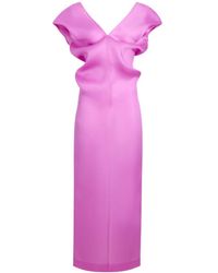 KHAITE - The Ima V-Neck Maxi Dress - Lyst