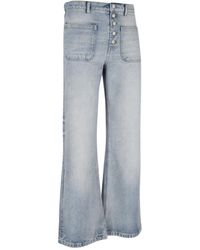 Courreges Dirty Blue Baggy Jeans for Men | Lyst