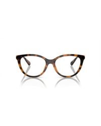Emporio Armani - Cat-Eye Clip-On Glasses - Lyst