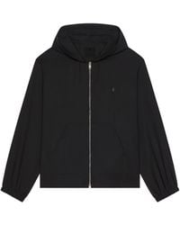 Givenchy - 4G Plaque Zip-Up Hoodie - Lyst