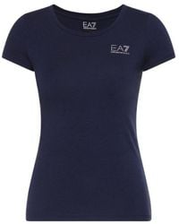EA7 - Logot-Shirt - Lyst