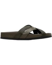 Tom Ford - Grain Leather Slippers - Lyst