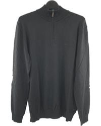 BOSS - Zippered Long-Sleeved Sweater - Lyst