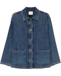 forte_forte - Long-Sleeve Denim Jacket - Lyst