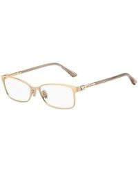 Jimmy Choo - Eyewear Rectangular Frame Glasses - Lyst