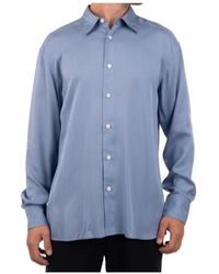 BOSS - Lapel Long Sleeve Shirt - Lyst