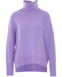 Lisa Yang - Heidi High Neck Knitted Sweater - Lyst