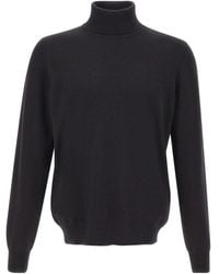 Gran Sasso - Ribbed-Knit Turtleneck Jumper - Lyst