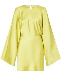 Norma Kamali - Obie Cape-Sleeve Dress - Lyst