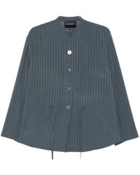 Emporio Armani - Pinstriped Jacket - Lyst