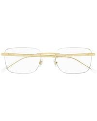 Montblanc - Eyewear Rectangular Frame Glasses - Lyst