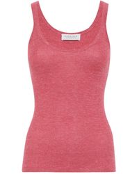 Gabriela Hearst - Ribbed Knit Vest - Lyst