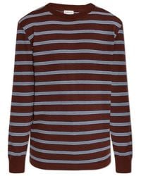Moncler - Striped Ribbed Sweater - Lyst