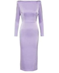 Alex Perry - Satin Crepe Mini Dress - Lyst