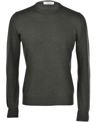 Gran Sasso - Round-Neck Wool Sweater - Lyst