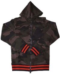 Hydrogen - Camouflage With Hat Casual Jacket - Lyst
