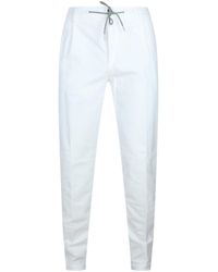 Eleventy - Pleated Drawstring Trousers - Lyst
