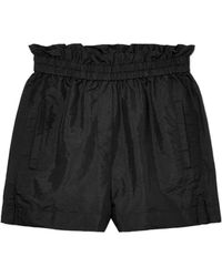 Tibi - Gathered Softshell Shorts - Lyst