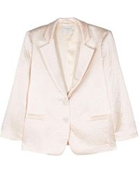 forte_forte - Quilted Single-Breasted Blazer - Lyst