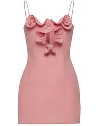 Magda Butrym - Cotton Flower-Detail Mini Beach Dress - Lyst