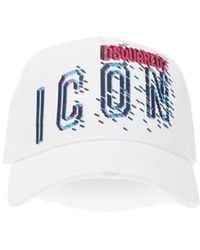 DSquared² - Logo Graphic Printed Baseball Cap - Lyst