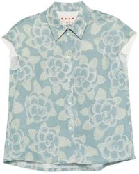 Marni - Floral-Pattern Shirt - Lyst
