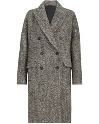 Brunello Cucinelli - Monili Dazzling Chevron Coat - Lyst
