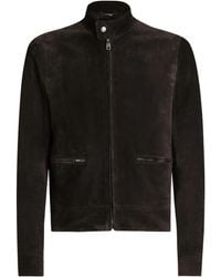 Dolce & Gabbana - Suede Jacket - Lyst