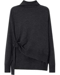 Magda Butrym - Knot-Detail Wool Turtleneck Sweater - Lyst