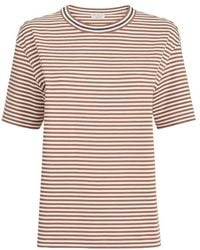 Brunello Cucinelli - Cotton Jersey Striped T-Shirt - Lyst