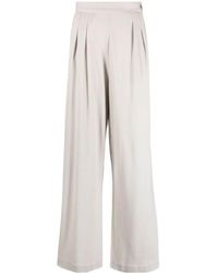 Fabiana Filippi - Wide-Leg Pleated Detail Pants - Lyst