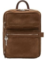 Acne Studios - Camero Gym Suede Backpack - Lyst