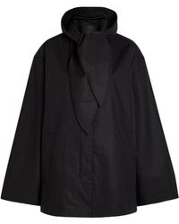 TOTEME - Jacket With Hooded Scarf Effect - Lyst