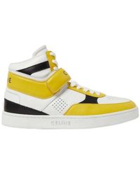 Celine - Ct-03 Leather Sports Shoes With High Uppers - Lyst
