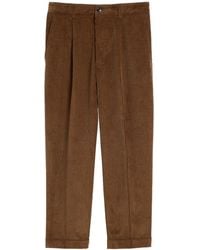 Ami Paris - Carrot-Fit Corduroy Trousers - Lyst