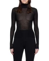 Nanushka - Semi-Sheer Merino Knit Top - Lyst