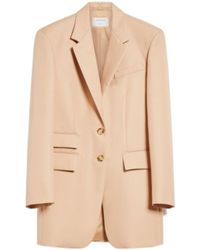 Sportmax - Single-Breasted Long-Sleeved Jacket - Lyst