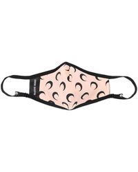 Marine Serre - Moon-Print Face Mask - Lyst