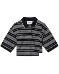 Isabel Marant - Isabel Marant Étoile Isalyne Striped Polo T-Shirt - Lyst