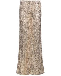 ROTATE BIRGER CHRISTENSEN - Nolan Embellished Wide Pants - Lyst