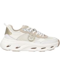 Pinko - Sneakers With Love Birds Logo - Lyst