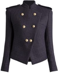 Balmain - Tweed 6-Button Jacket - Lyst