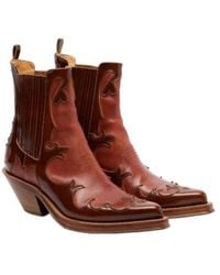Gabriela Hearst - Cassidy Leather Cowboy Boots - Lyst
