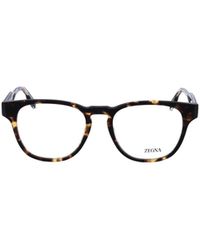 ZEGNA - Round Frame Glasses - Lyst