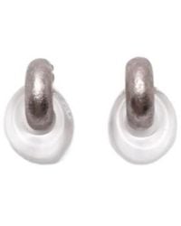 Monies - Havana Interlocking Hoop Earrings - Lyst